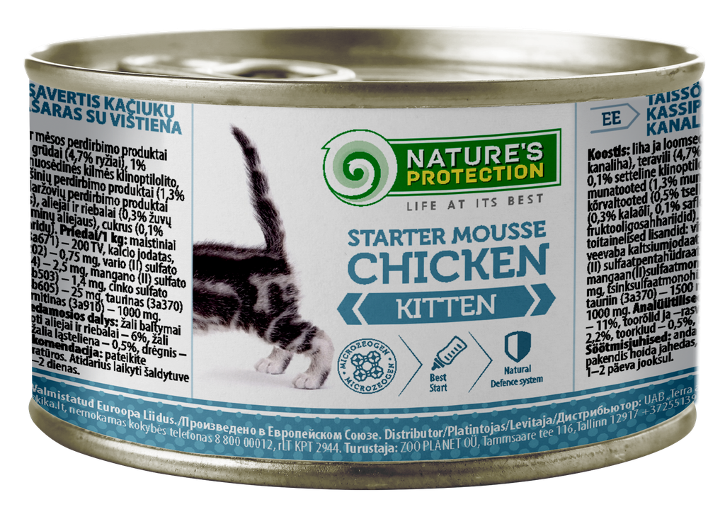 Where to buy? BUY NOW STARTER MOUSSE CHICKEN KITTEN COMPLETE PET FOOD WITH CHICKEN AFTER MOTHER'S MILK FOR KITTENS 200g