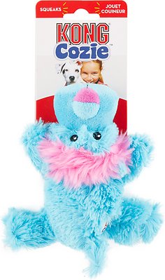 KONG Cozie King the Purple Haired Lion Dog Toy, Small
