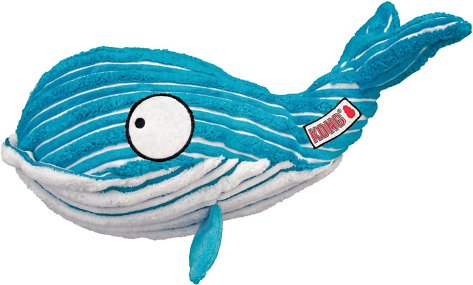 KONG CuteSeas Whale Dog Toy, Large