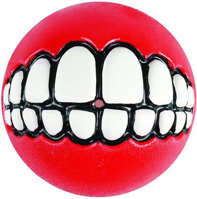 ROGZ by KONG Grinz Treat Ball Dog Toy, Color Varies, Small