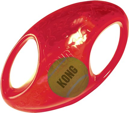 KONG Jumbler Football Dog Toy, Color Varies, Medium/Large