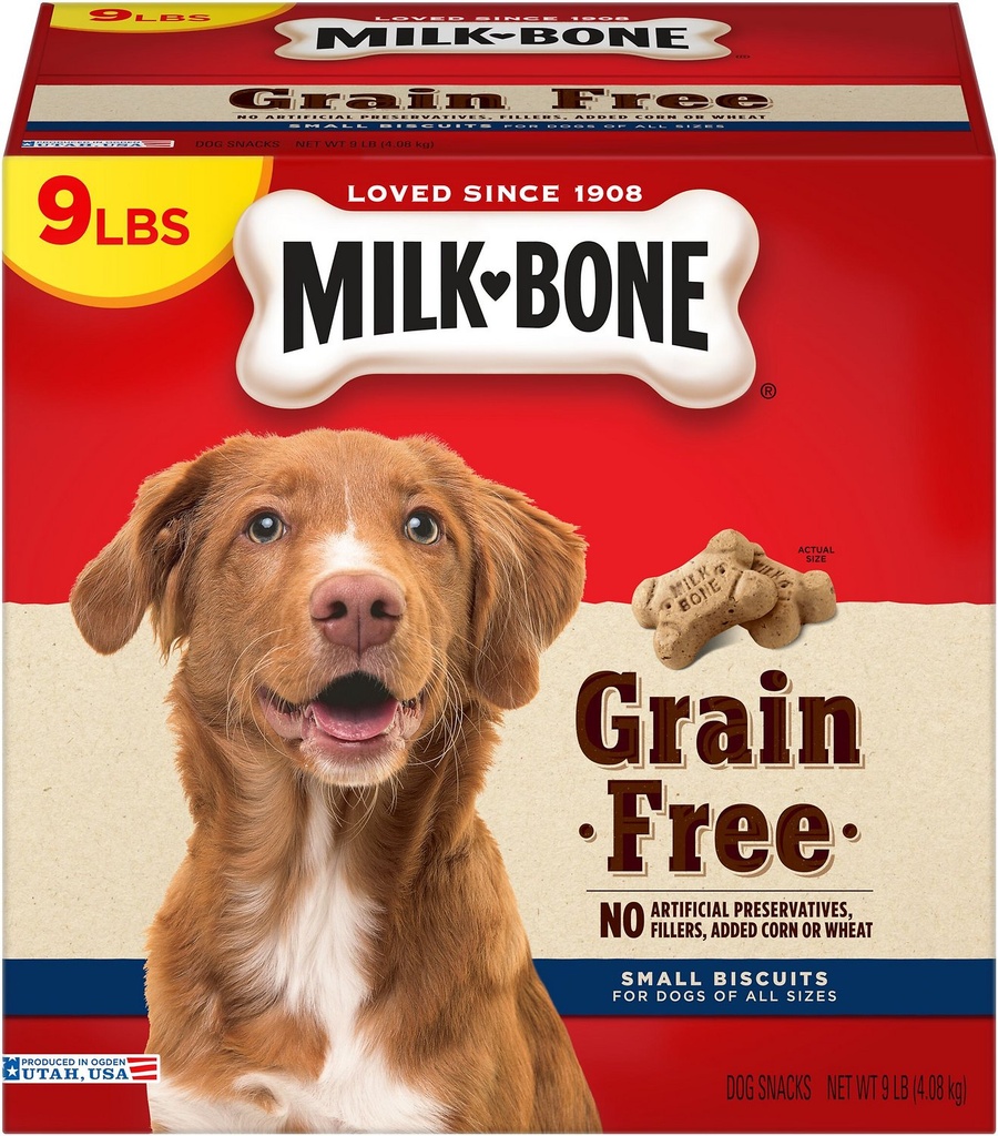 Milk-Bone Grain-Free Biscuits Dog Treats 4kg