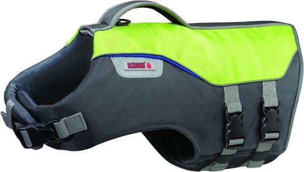 KONG Sport AquaPro Dog Flotation Vest, Green, XX-Small