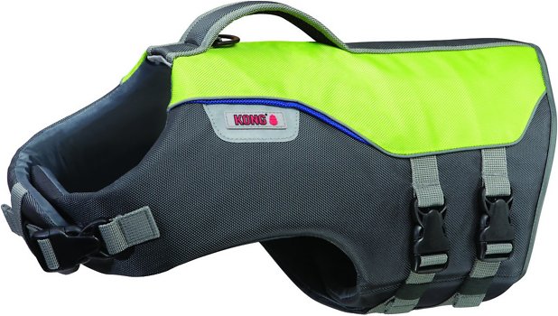 KONG Sport AquaPro Dog Flotation Vest, Green, X-Small