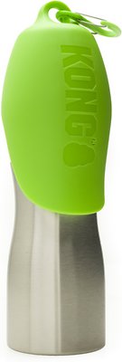 KONG H2O Stainless Steel Dog Water Bottle, Green, 708g