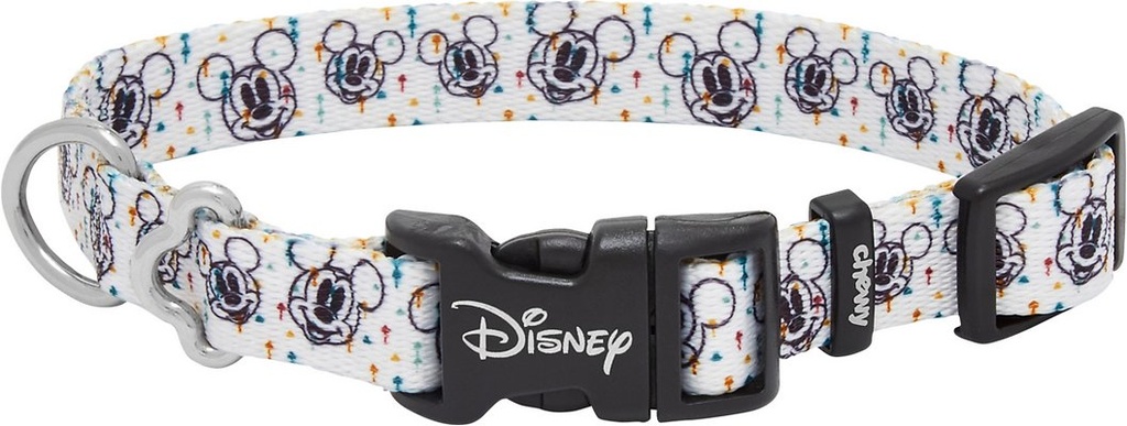 Disney Mickey Dog Collar, XS - Neck: 8 - 12-in, Width: 5/8-in