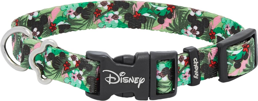 Disney Mickey Hawaiian Dog Collar, XS - Neck: 8 - 12-in, Width: 5/8-in