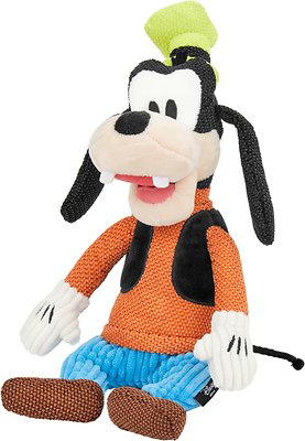 Disney Goofy Textured Plush Squeaky Dog Toy