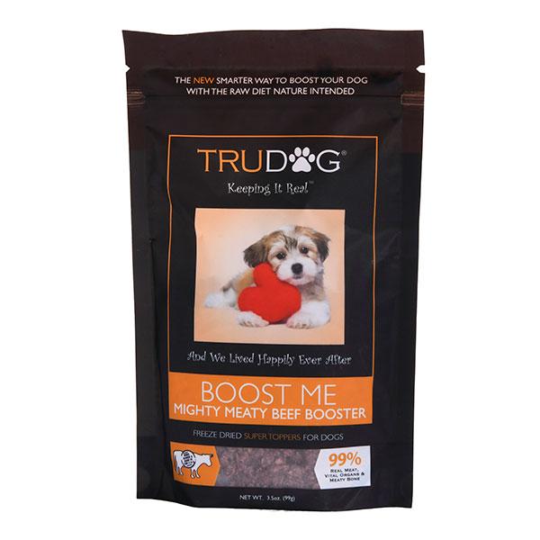 TRUDOG Boost Me Beef Pack of 6 Freeze-dried Dog Food Topper 99g