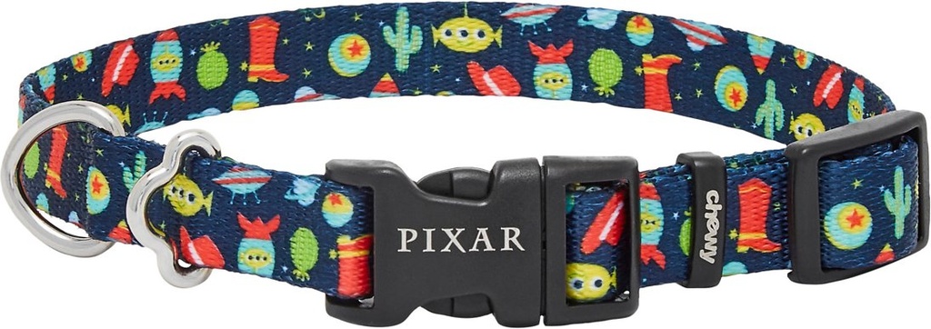 Pixar Toy Story Dog Collar, SM - Neck: 10 - 14-in, Width: 5/8-in