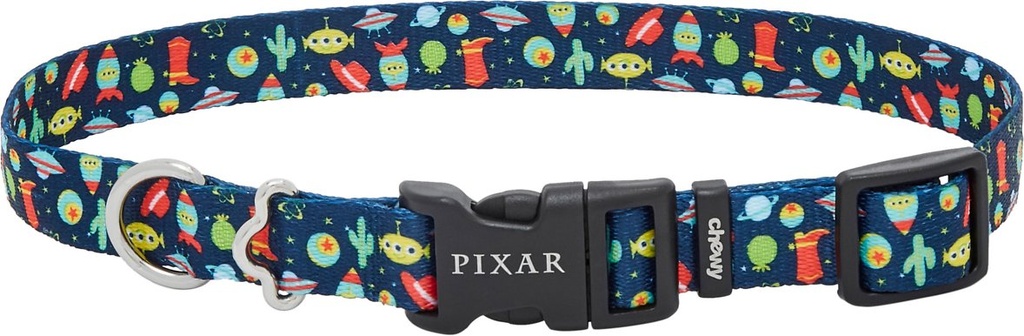 Pixar Toy Story Dog Collar, MD - Neck: 14 - 20-in, Width: 3/4-in