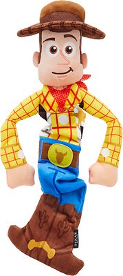 Pixar Woody Bungee Plush Squeaky Dog Toy