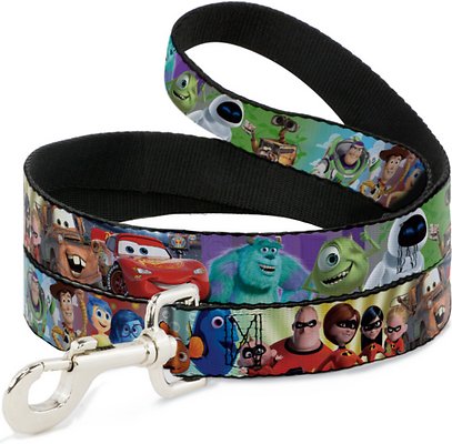 Buckle-Down Disney Pixar Polyester Standard Dog Leash, Small: 4-ft long, 1-in wide