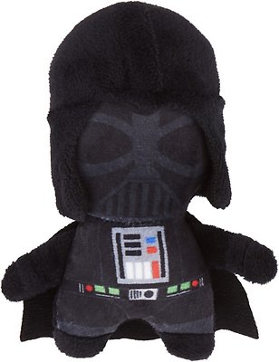 Fetch For Pets Star Wars Darth Vader Squeaky Plush Dog Toy, 6-in