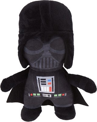 Fetch For Pets Star Wars Darth Vader Squeaky Plush Dog Toy, 8-in