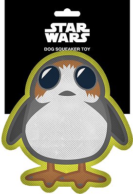 Buckle-Down Star Wars Porg Squeaky Plush Dog Toy