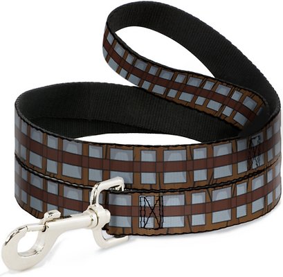 Buckle-Down Star Wars Chewbacca Polyester Dog Leash, 6-ft long, 1-in wide