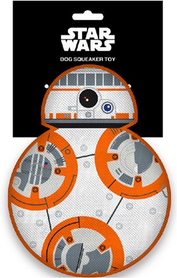 Buckle-Down Star Wars BB8 Droid Squeaky Plush Dog Toy