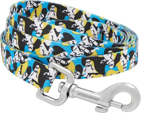 STAR WARS STORMTROOPER Dog Leash, MD - Length: 6-ft, Width: 3/4-in