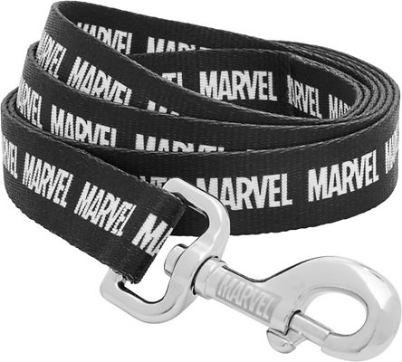 Marvel Logo Dog Leash, LG - Length: 6-ft, Width: 1-in