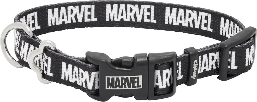 Marvel Logo Dog Collar, XS - Neck: 8 - 12-in, Width: 5/8-in