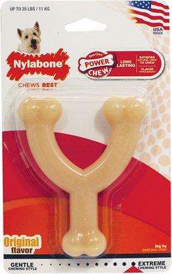 Nylabone DuraChew Wishbone Original Flavored Dog Toy, Small