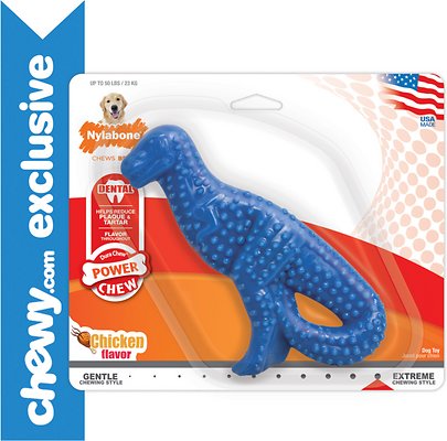 Nylabone DuraChew Power Chew Chicken Flavor T-Rex Dog Toy