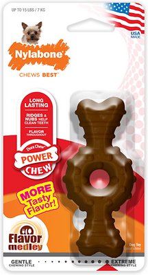 Nylabone DuraChew Textured Ring Flavor Medley Dog Chew Toy, X-Small