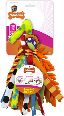 Nylabone DuraToy Happy Moppy Dog Toy, Medium