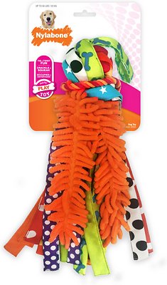 Nylabone DuraToy Happy Moppy Dog Toy, Large