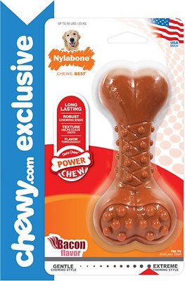 Nylabone DuraChew Power Chew Bacon Flavor Bone Dog Toy, Giant