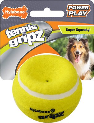 Nylabone Power Play Tennis Ball Gripz Dog Toy, Medium, 1 count