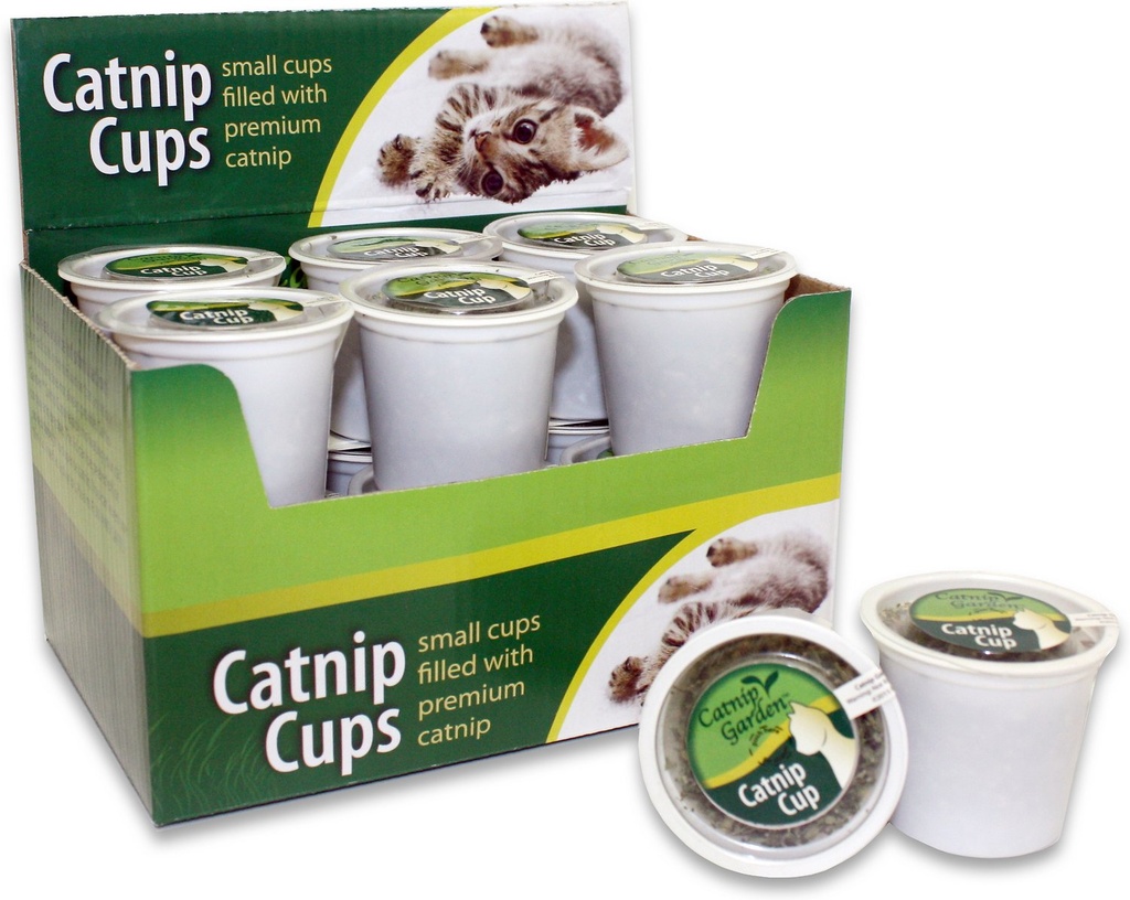 Multipet Catnip Garden Catnip Cups, 12 count