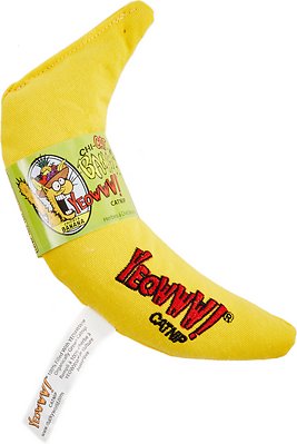 Yeowww! Catnip Yellow Banana Cat Toy