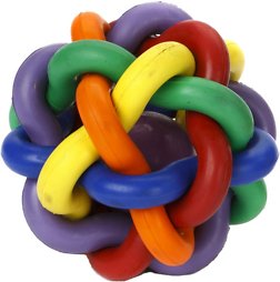 Multipet Nobbly Wobbly Ball Cat Toy, 1 count, Color Varies