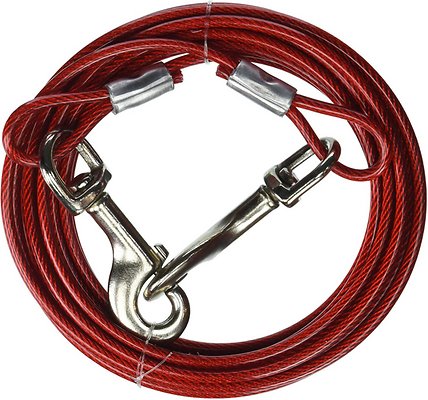 Dog Tie Out Cable, 20-ft