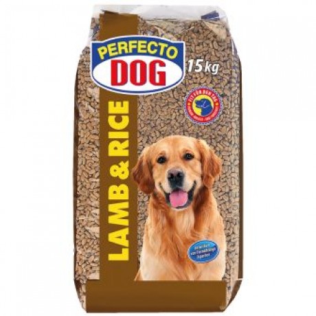 Perfecto Dog Food Lamb and Rice 15kg