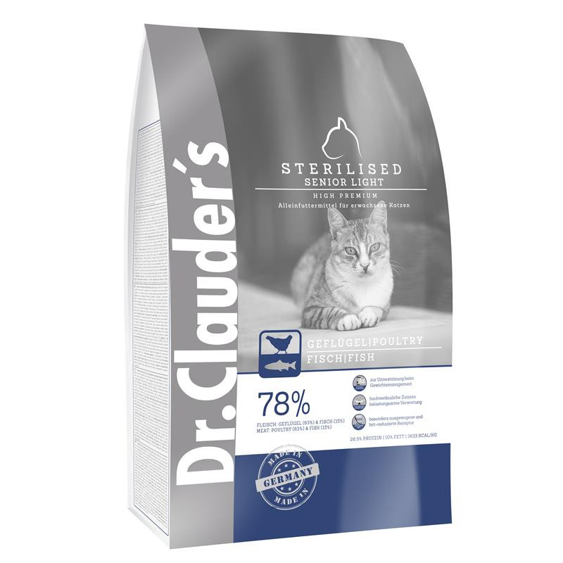 Dr.Clauder's High Premium Sterilized Senior/Light 1.5kg