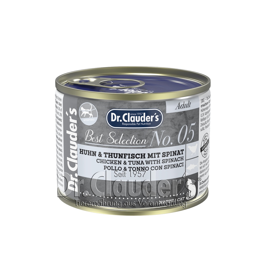 Dr.Clauder's Best Selection No 5 Chicken & Tuna with spinach 400g