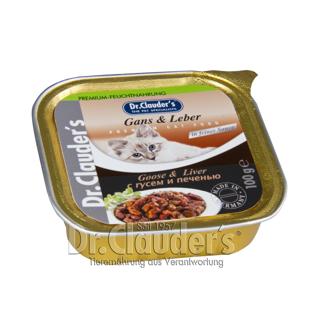 Dr.Clauder's Goose & Liver in Gravy 100g