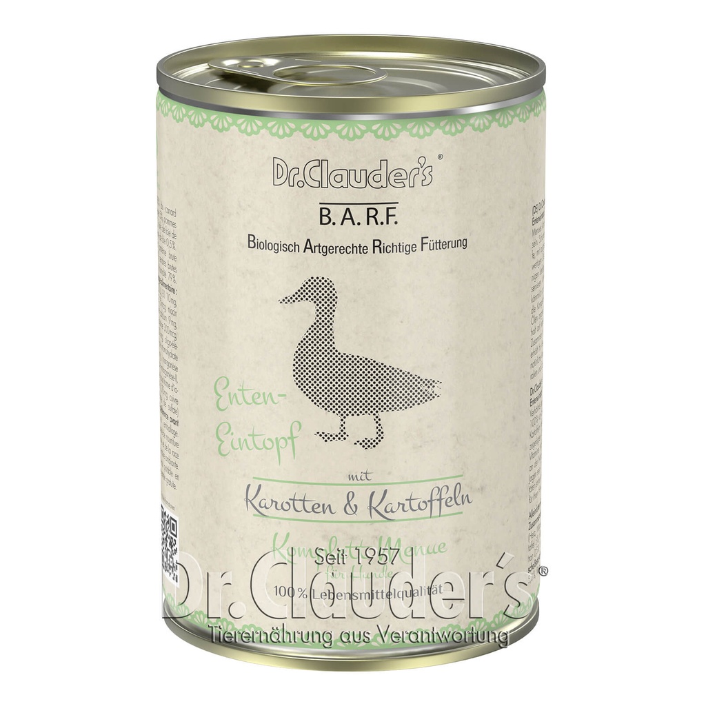 Dr.Clauder's BARF Complete Menu Duck Stew 200g