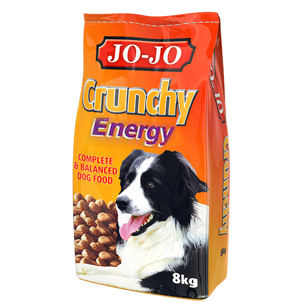 Jojo energy crunchy dry dog food 8kg