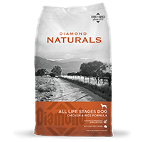 Diamond naturals all life stages dog chicken &amp; rice formular 18.2kg
