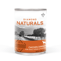 Diamond naturals chicken canned food dinner for adult dogs &amp; puppies 375g