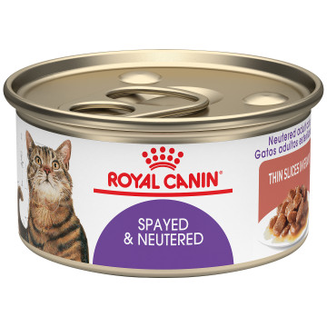 Royal Canin Spayed &amp; Neutered Thin Slices in Gravy Canned Cat Food