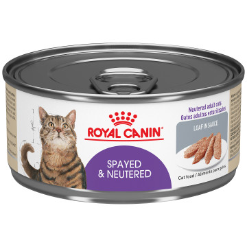 Royal Canin Spayed &amp; Neutered Loaf in Sauce Canned Cat Food