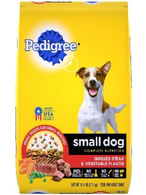 PEDIGREE Small Dog Grilled Steak and Vegetable Flavor Dry Dog Food 7.2KG