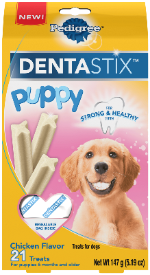 PEDIGREE DENTASTIX 21 Treat PUPPY Dog Treats 147g