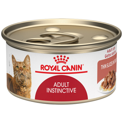 Royal Canin Adult Instinctive Thin Slices in Gravy Canned Cat Food Case of 24, 85g