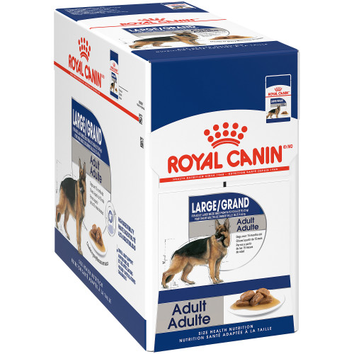 Royal Canin Large Adult Wet Dog Food, case of 10 Pouch, 139g